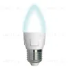 Лампа светодиодная диммируемая (UL-00004295) Uniel E27 7W 4000K матовая LED-C37 7W/4000K/E27/FR/DIM PLP01WH LED-C37 7W/4000K/E27/FR/DIM PLP01WH картон - 1