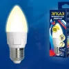 Лампа светодиодная диммируемая (UL-00004296) Uniel E14 7W 3000K матовая LED-C37 7W/3000K/E14/FR/DIM PLP01WH LED-C37 7W/3000K/E14/FR/DIM PLP01WH картон - 2