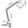 Настольная лампа (10610) Uniel TLD-524 White/LED/500Lm/4500K/Dimmer TLD-524 White/LED/500Lm/4500K/Dimmer - 3
