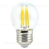 Лампа светодиодная филаментная (UL-00003252) Uniel E27 7,5W 3000K прозрачная LED-G45-7,5W/WW/E27/CL GLA01TR LED-G45-7,5W/WW/E27/CL GLA01TR картон - 1