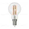 Лампа светодиодная филаментная (UL-00005176) Uniel E14 11W 3000K прозрачная LED-G45-11W/3000K/E14/CL PLS02WH LED-G45-11W/3000K/E14/CL PLS02WH картон - 1