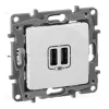 Розетка 2хUSB Legrand Etika белая 672294 672294 - 1