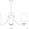 Подвесная люстра Kutek N Abazur N-ZW-3(P/A) N-ZW-3(P/A) - 2