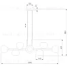 Подвесная люстра Eurosvet 70113/8 дымчатый Smart 70113/8 дымчатый Smart - 6