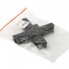 Коннектор Х-образный Denkirs DK Track Black TR1104-BK TR1104-BK - 3
