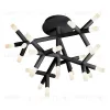 Потолочная светодиодная люстра iLedex Savage FS-017-X25 BK FS-017-X25 BK - 3