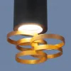 Накладной светильник Elektrostandard DLN102 GU10 черный/золото 4690389148774 - 5