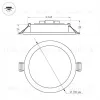 Встраиваемый светодиодный светильник Arlight DL-BL180-18W Day White 021440 021440 - 7