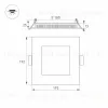 Встраиваемый светодиодный светильник Arlight DL-192x192M-18W Day White 021916 021916 - 5