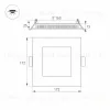 Встраиваемый светодиодный светильник Arlight DL-172x172M-15W Day White 020132 020132 - 6