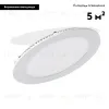 Встраиваемый светодиодный светильник Arlight DL-172M-15W Warm White 020113 020113 - 2