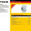 Розетка на DIN-рейку 2P+PE Feron Stekker с/з 16A 250V серая PST16901401 39171 39171 - 2
