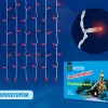Светодиодная гирлянда (UL-00001357) Uniel занавес 220V красный ULD-C2030-240/TWK RED IP67 ULD-C2030-240/TWK RED IP67 - 7