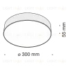 Потолочный светильник Maytoni Zon C032CL-L43B4K C032CL-L43B4K - 5