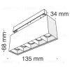 Трековый светильник Maytoni Track lamps TR014-2-10W3K-B TR014-2-10W3K-B - 4