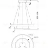 Подвесной светильник Maytoni Rim MOD058PL-L55W4K MOD058PL-L55W4K - 10