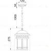 Подвесной светильник Maytoni Salamanca O031PL-01BR O031PL-01BR - 4