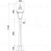Ландшафтный светильник Maytoni Goiri O028FL-01BZ O028FL-01BZ - 3