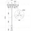Ландшафтный светильник Maytoni Rivoli O026FL-03B O026FL-03B - 3