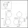 Бра Odeon Light Tovi 4818/3W 4818/3W - 3