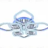 Потолочная светодиодная люстра Ambrella Light Acrylica Ice FA283 FA283 - 3