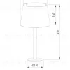 Настольная лампа ARTE Lamp A2102LT-1WH A2102LT-1WH - 5