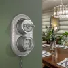 Розетка Werkel с заземлением Ретро матовый хром WL19-10-01 4690389143434 4690389143434 - 2