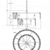 Подвесная люстра Maytoni Puntes MOD043PL-12CH MOD043PL-12CH - 4