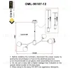 Люстра на штанге Omnilux Crotone OML-95107-12 OML-95107-12 - 14
