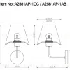 Бра Arte Lamp ELBA A2581AP-1CC A2581AP-1CC - 5
