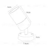 Уличный светильник Arte Lamp MISTERO A3304AL-1BK A3304AL-1BK - 3