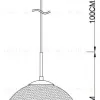 Подвесной светильник Arte Lamp Jupiter Chrome A7963SP-1CC A7963SP-1CC - 2