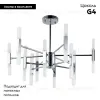 Люстра на штанге Arte Lamp Ramona A7410PL-24CC A7410PL-24CC - 2