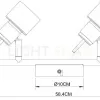 Спот Arte Lamp Almach A1906PL-4BK A1906PL-4BK - 2