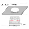 Встраиваемый светодиодный светильник Crystal Lux CLT 501C170 WH CLT 501C170 WH - 4