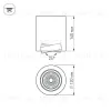 Потолочный светодиодный светильник Arlight SP-Focus-R120-16W Warm3000 029533 029533 - 4