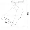 Трековый светильник Maytoni Virar TR022-1-GU10-W TR022-1-GU10-W - 6