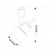 Трековый светильник ARTE Lamp ALMACH A1906PL-1BK A1906PL-1BK - 5