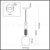Подвесной светильник Odeon Light CANDY 4861/1 4861/1 - 5