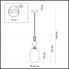 Подвесной светильник Odeon Light BIZET 4855/1B 4855/1B - 5