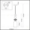 Подвесной светильник Odeon Light CANDY 4861/1B 4861/1B - 5