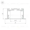 Профиль Arlight S2-LINIA69-F 029470 029470 - 2