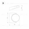 Уличный настенный светодиодный светильник Arlight LGD-Eye-Wall-6W Warm3000 029979 029979 - 2