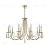 Подвесная люстра Crystal Lux Victoria SP10 Gold/Amber Victoria SP10 Gold/Amber - 1
