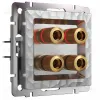 Акустическая розетка Werkel Hammer х4 серебряный W1285006 4690389163111 4690389163111 - 1