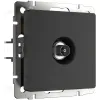 ТВ-розетка Werkel оконечная черный матовый W1183008 4690389157028 4690389157028 - 1