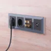 ТВ-розетка Werkel оконечная черный матовый W1183008 4690389157028 4690389157028 - 4