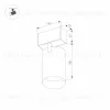Трековый светодиодный светильник Arlight Mag-Spot-45-R65-18W Warm3000 033087 033087 - 3