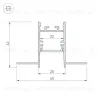 Профиль Arlight SL-Comfort22-Fantom-2000 Anod 033275 033275 - 2