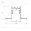 Профиль Arlight SL-Comfort32-Fantom-2000 Anod 033276 033276 - 2